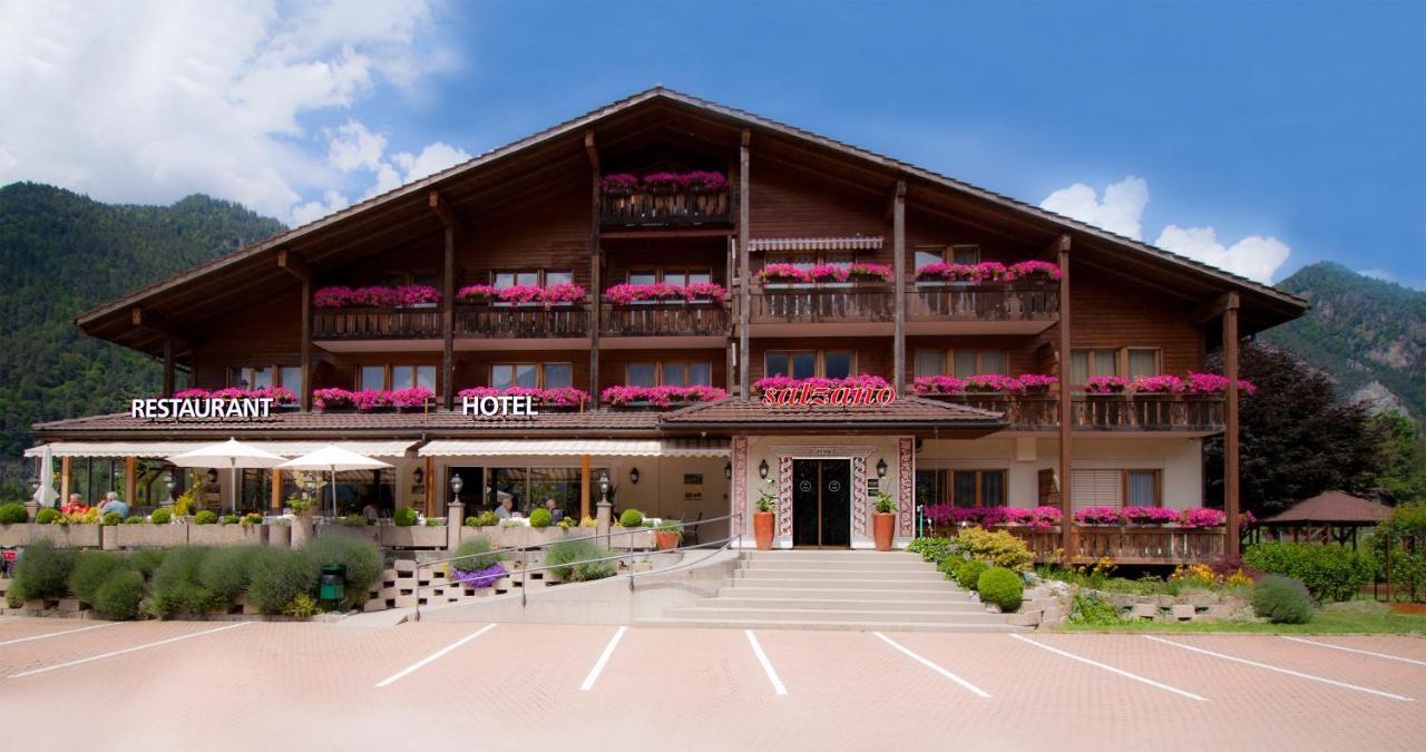 Salzano Hotel - Spa - Restaurant Unterseen Exteriör bild