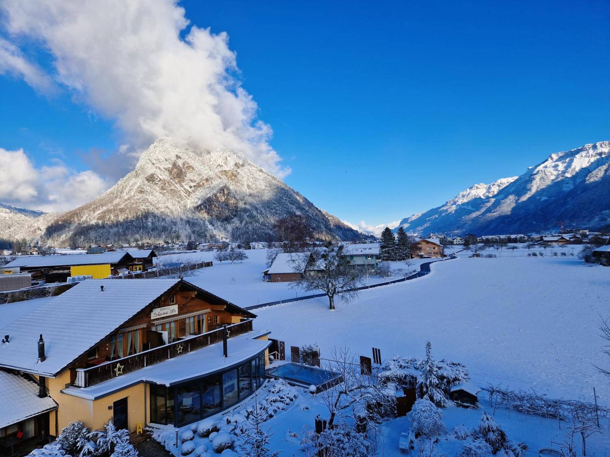 Salzano Hotel - Spa - Restaurant Unterseen Exteriör bild