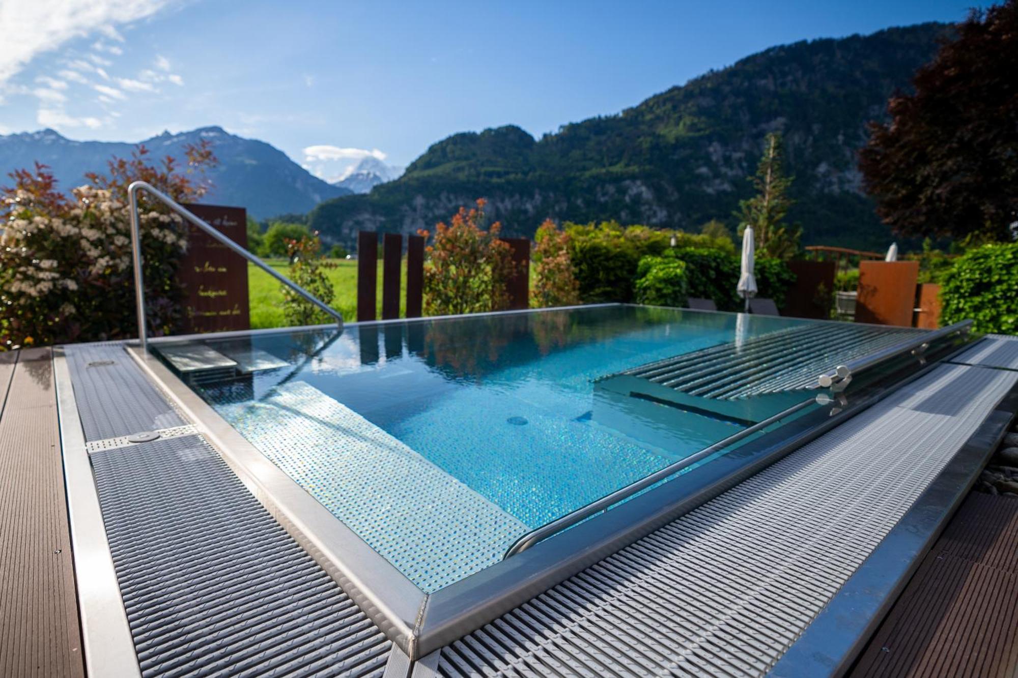 Salzano Hotel - Spa - Restaurant Unterseen Exteriör bild