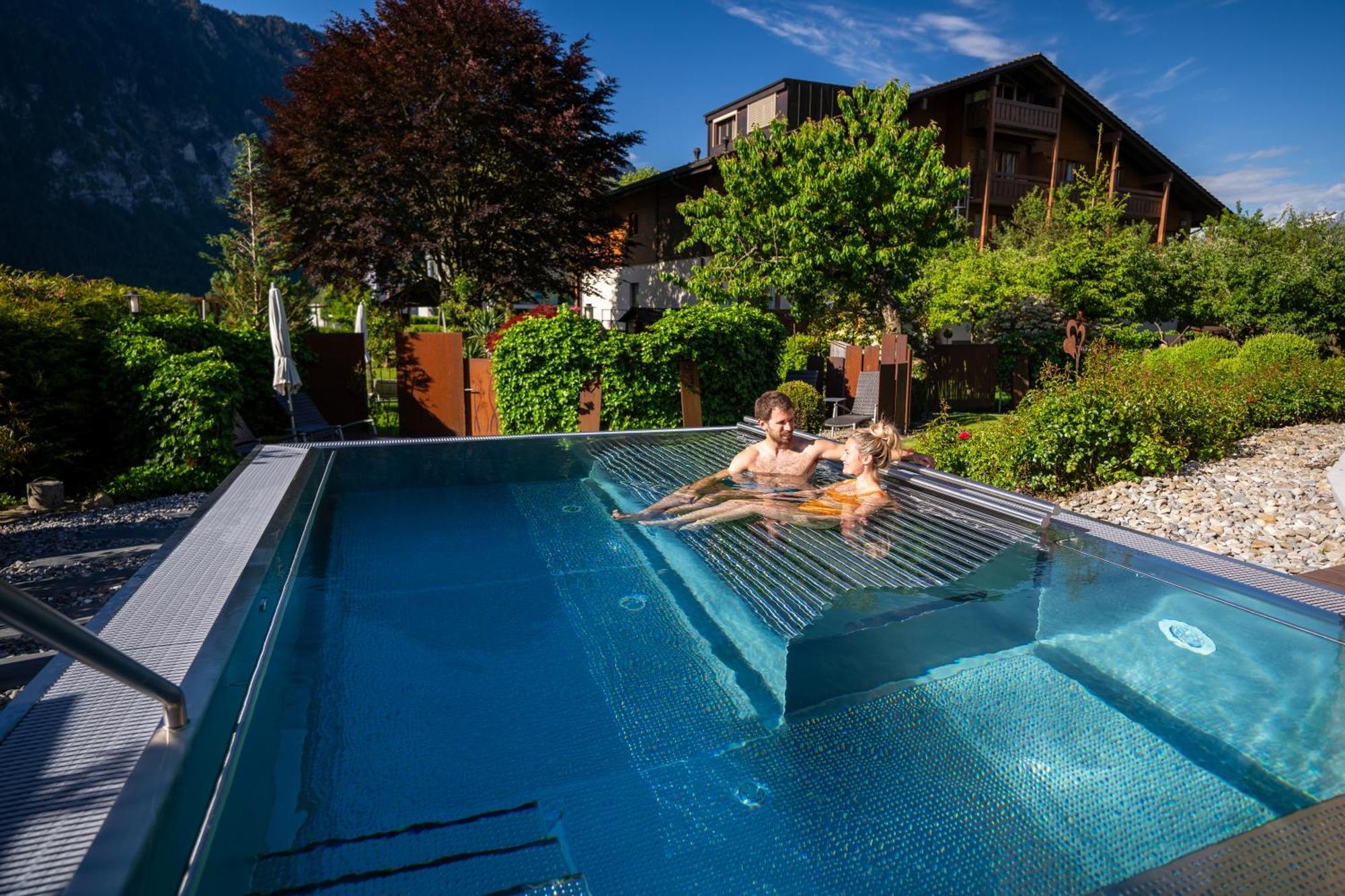 Salzano Hotel - Spa - Restaurant Unterseen Exteriör bild