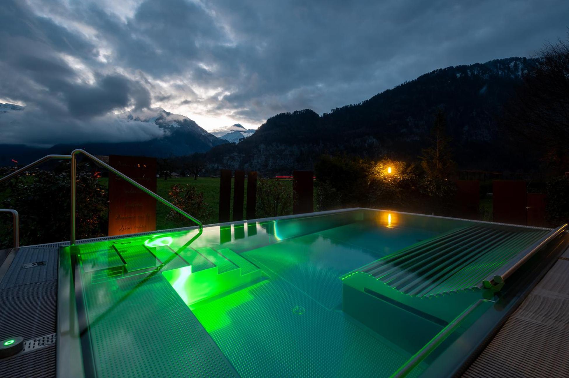 Salzano Hotel - Spa - Restaurant Unterseen Exteriör bild