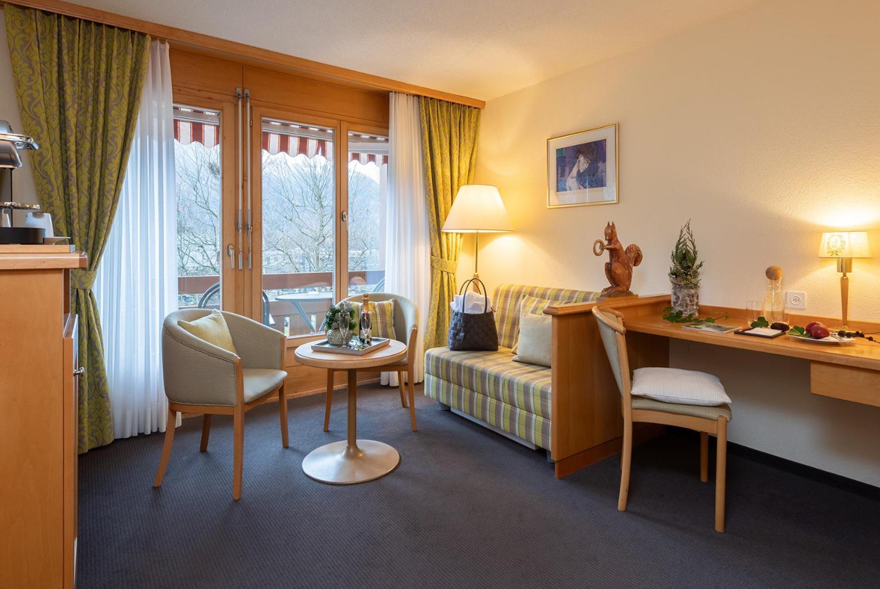 Salzano Hotel - Spa - Restaurant Unterseen Exteriör bild